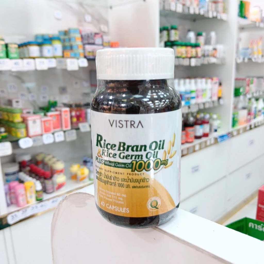 VISTRA Rice Bran OIL & RICE Germ oil 40s