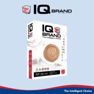 IQ Brand กระดาษถ่ายเอกสาร A4 รุ่น Growth Series 70 แกรม แพ็ค 5 รีม