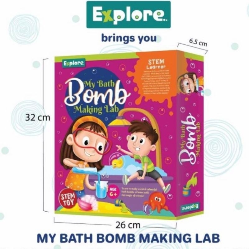 ของเล่นเด็ก นักทดลอง​ My​ Bath Bomb Making Lab