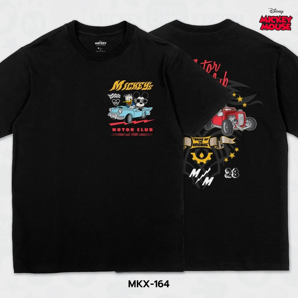 Power 7 Shop เสื้อยืดการ์ตูน มิกกี้เมาส์ ลิขสิทธ์แท้
