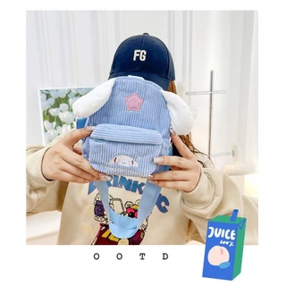 (พร้อมส่ง)J10158กระเป๋าสะพายไหล่ ผ้าลูกฟูก ขนาดเล็ก ลายการ์ตูนสุนัขน่ารัก สําหรับเด็กผู้หญิง