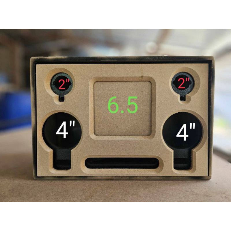 ลำโพงบลูทูธซับ 6.5 ( งานดิบ ) ซับ 6.5 กลาง 4นิ้ว แหลม 2นิัว ไม้Mdf 12 มิล เพลท 25×5.5