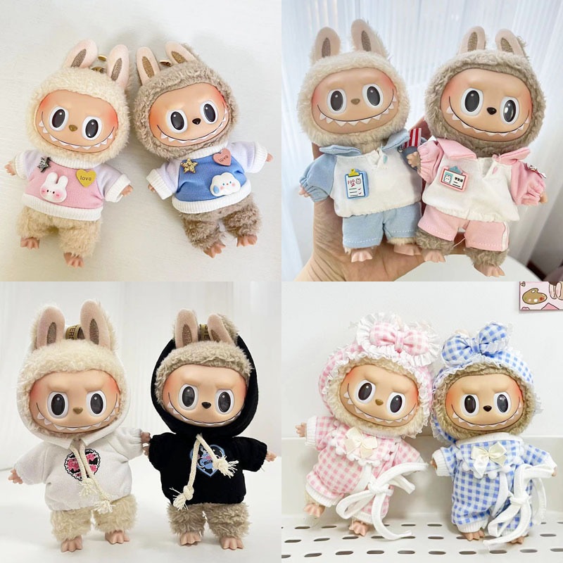 （พร้อมส่ง）labubu ลาบูบู้ เสื้อผ้าตุ๊กตา รองเท้า เครื่องประดับเสื้อผ้า เสื้อผ้าหลากหลายให้เลือก