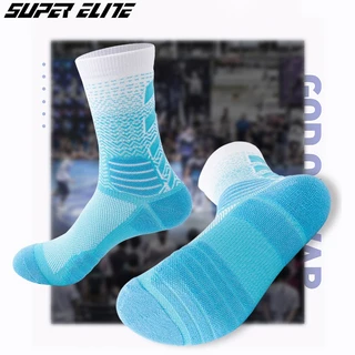 ถุงเท้า Super Elite >>>>เหมาะสำหรับใส่ออกกำลังกาย เล่นกีฬาต่างๆ แบบใหม่ มี7สี | WC