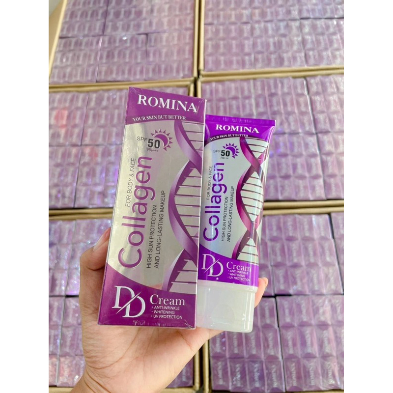 Romina Collagen DD Cream Spf50 โรมิน่า คอลลาเจน ดีดี ครีม 100ml.