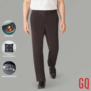 GQ Perfect Ankle Pants กางเกงผู้ชายขา 5 ส่วน ผ้ายืด 4 ทิศ สีน้ำตาล (ทรงขาห้าส่วน) [2 ชิ้นเพียง 3,190.-]