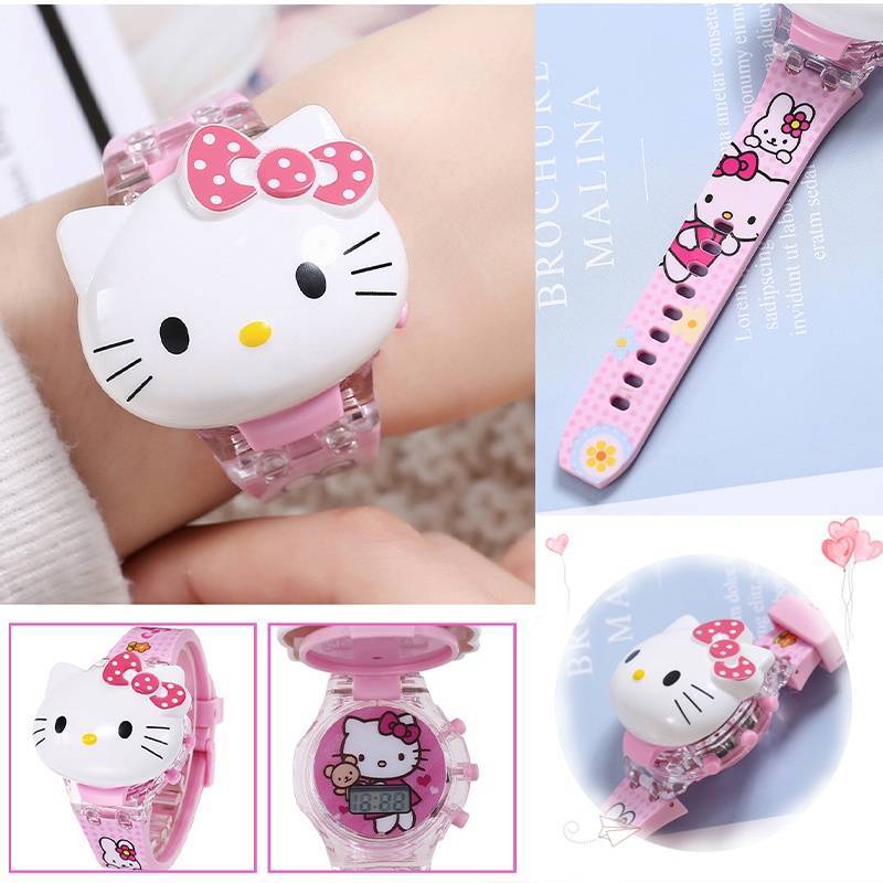 นาฬิกาเด็ก มีเพลง มีไฟ 7สี7ลาย เจ้าหญิงฟอร์เซ้น คิดตี้ เจ้าหญิง เบ็นเท็น ระบบดิจิตอล RC127