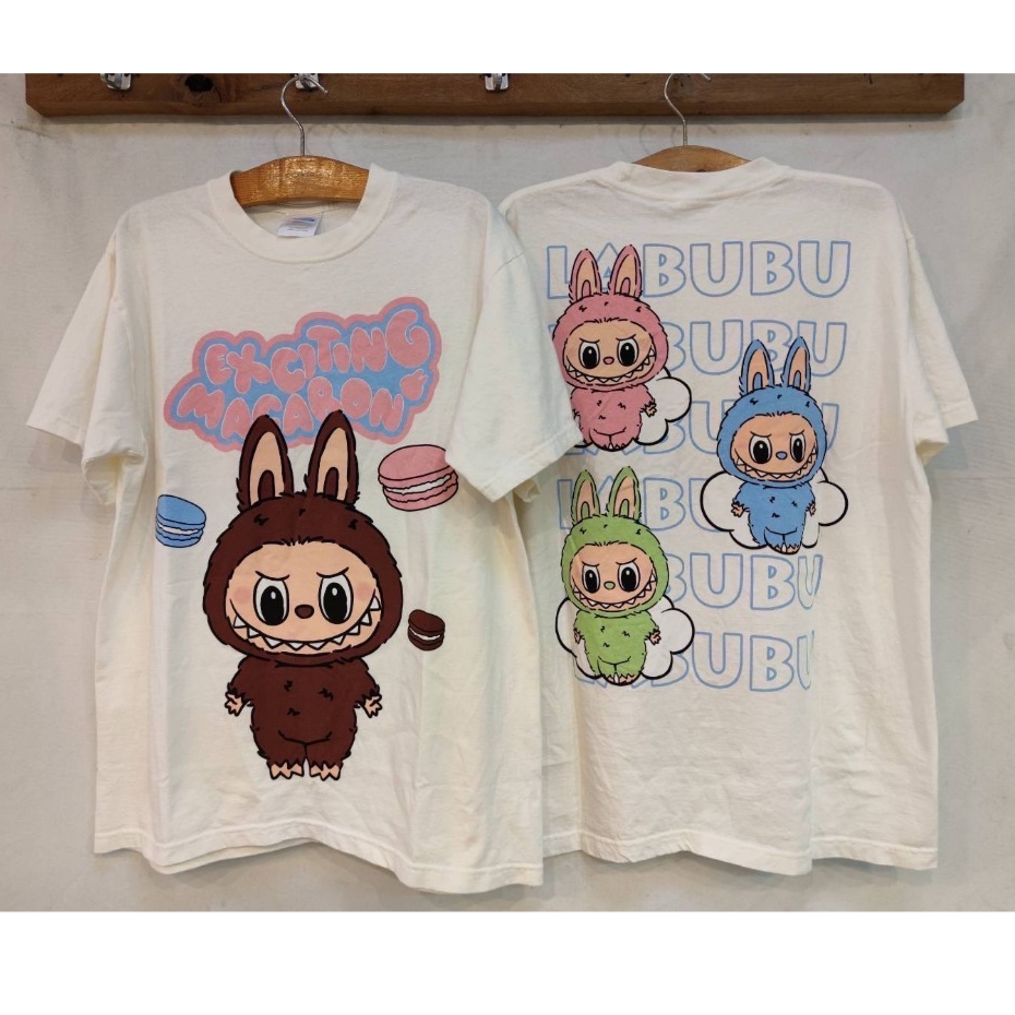 เสื้อยืดผ้าฟอก Unisex Cotton 100 งานใหม่ ทำเก่า ผ้าฟอกเฟดนุ่มไร้ตะเข็บข้าง สกรีนลาย หน้าหลัง