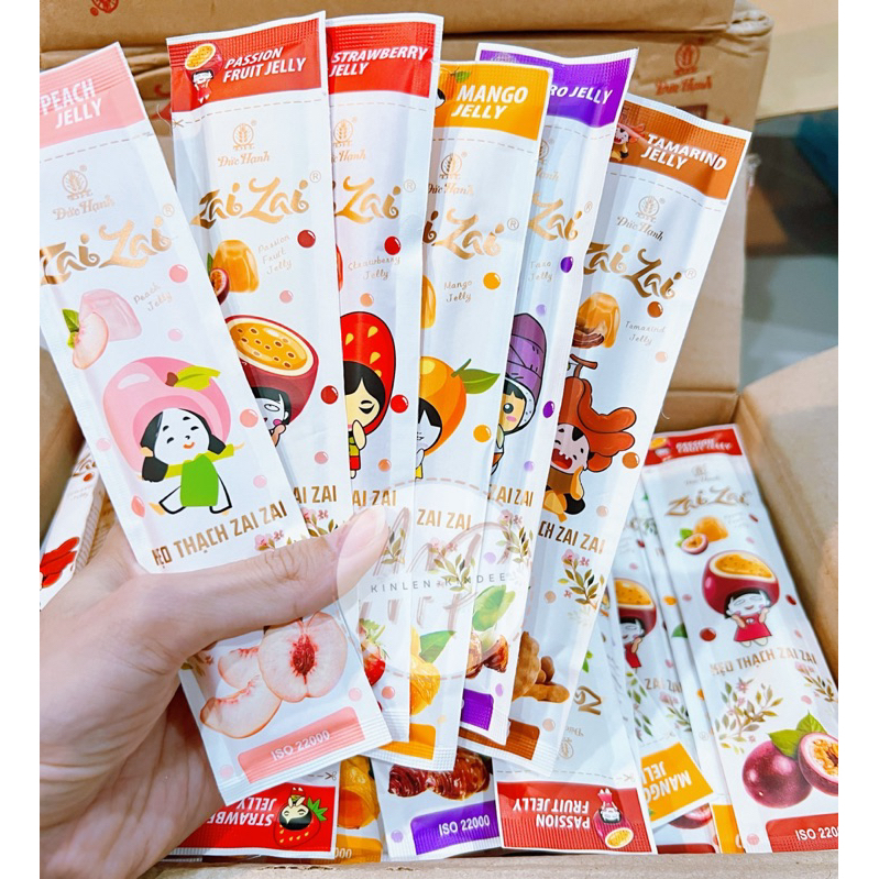 [พร้อมส่ง] Zai Zai เยลลี่กรอบรสผลไม้จากเวียดนาม เยลลี่ฮิตเวียดนาม ขนาด 280g