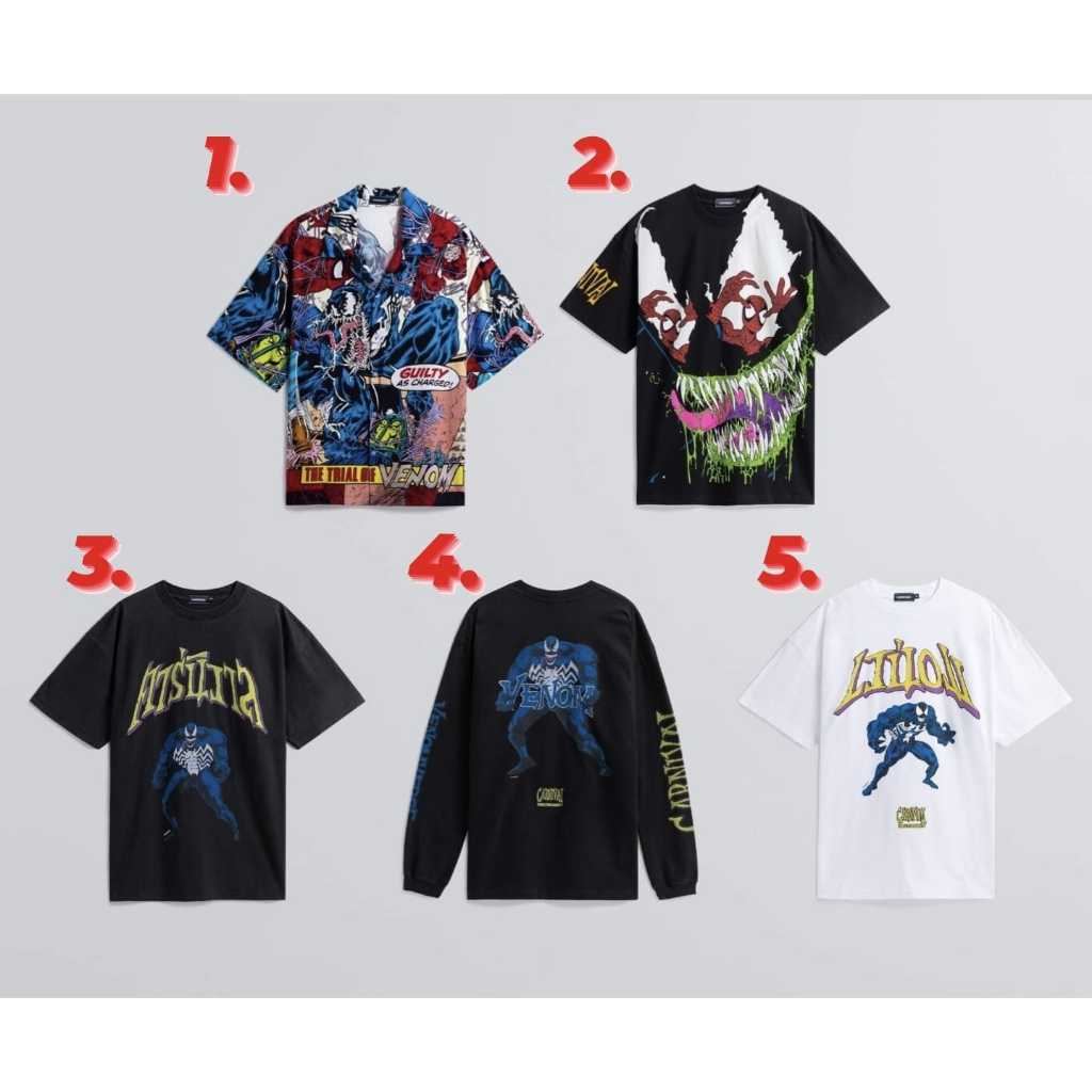 [ ของแท้ ] เสื้อ CARNIVAL& Marvel’s Venom Capsule Collection ของใหม่ พร้อมส่ง
