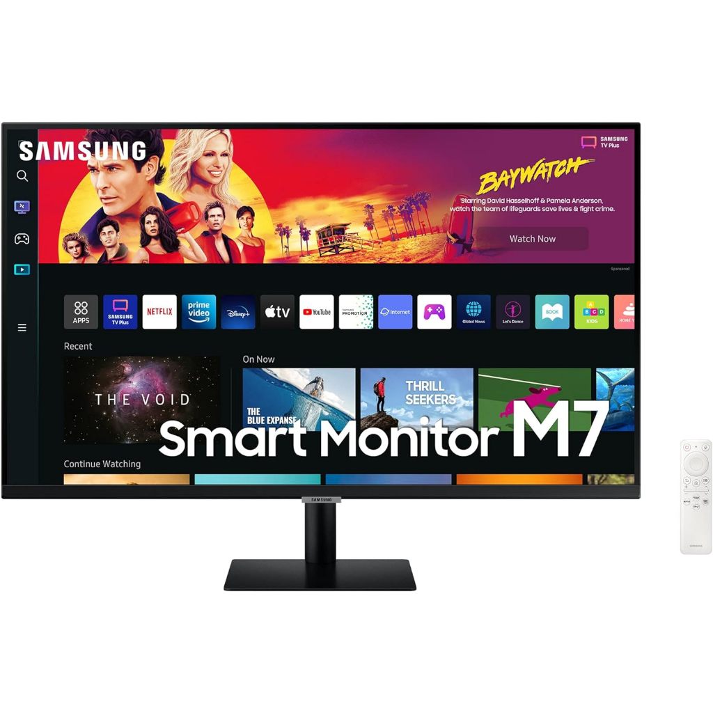 Samsung M7 Smart Monitor LS32BM700UEXXT, 32 Inch, VA Panel, Screen with Speakers, 4K UHD Resolution, Refresh Rate 60Hz