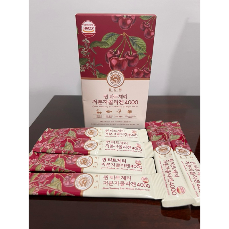 CHARMDORAE_Jelly  อาหารเสริม Charmdorae Queen Tart Cherry Collagen 4000 mg