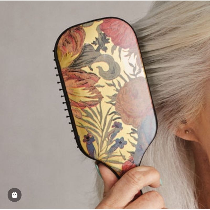 หวีแปรง KENT LARGE FLORAL CUSHIONED PADDLE BRUSH
