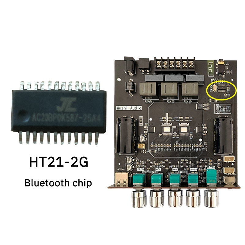 แท้ WUZHI ชิปบลูทูธ ZK TB21และ ZK HT21-2G อะไหล่ลำโพงบลูทูธdiy