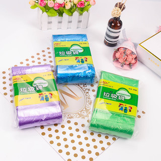 ถุงขยะแบบพกพา 100 ใบขนาด 45×45 ซม. (ร้านสุ่มสีให้)