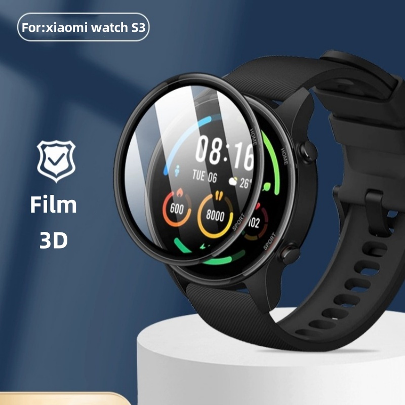 film Xiaomi watch S3 3D เต็มจอ ฟิล์ม xiaomi watchS3 พร้อมส่ง ฟิล์มกันรอย  MI WATCH S3 ฟิล์มxiaomi watch S3