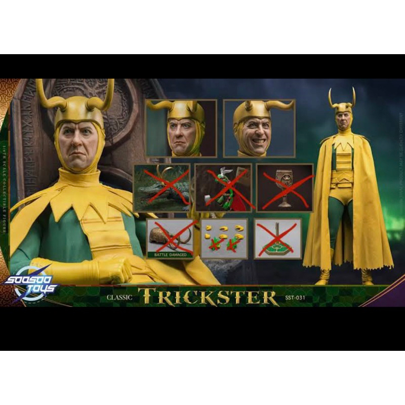 Classic Loki Trickster SST-031 soosootoys 1/6 30cm action figure soosoo toys โลกิ