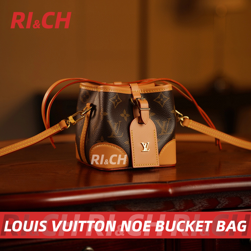 #Rich ราคาถูกที่สุดใน Shopee แท้💯LOUIS VUITTON NOE BUCKET BAG กระเป๋าถัง lv