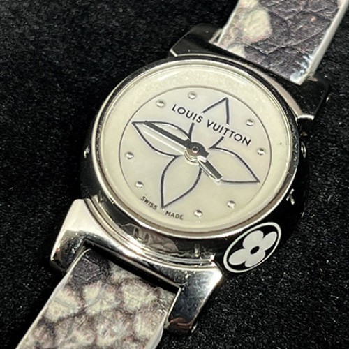 นาฬิกามือสอง LOUIS VUITTON Tambour Quartz สำหรับผู้หญิง ขนาด 18 mm. (Pre-owned)