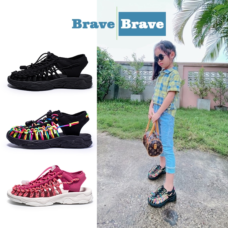 [ร้านไทยพร้อมส่ง] รองเท้าเด็ก Brave keen รองเท้าแตะผู้ชาย น้ำหนักเบา ใส่สบาย กันน้ำ แข็งแรง ทนทาน ไซส์25-35