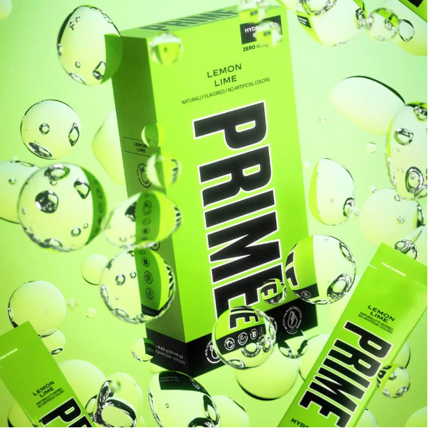 Prime Hydration Stick - Lemon Lime ขนาด 6 แท่ง จากอเมริกา