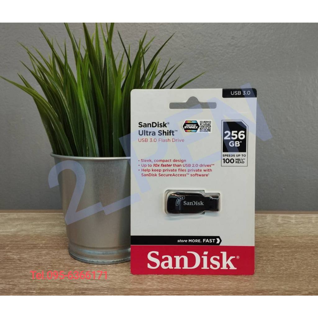 FlashDrive 256GB SanDisk SDCZ410_256G_G46 สีดำ