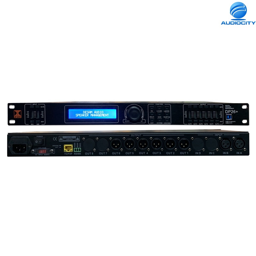 DB MARK DP26+  ดิจิตอลครอสโอเวอร์ ขนาด 2-In / 6-Out