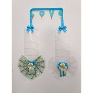 พวงมาลัยเงินหัวใจ ใส่ได้ 30 ใบ ของขวัญวันวาเลนไทน์ ของขวัญวั…