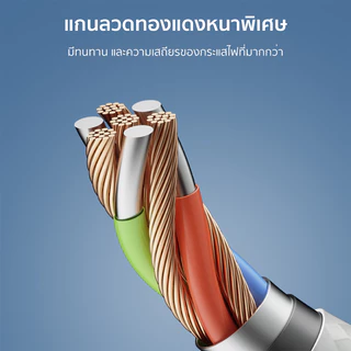 CUKTECH CTC315P สายชาร์จ iPhone 16 / iPhone 17 ไนลอนถัก USB-C to USB-C 60W 1.5 เมตร ชาร์จเร็ว PD, QC -2Y