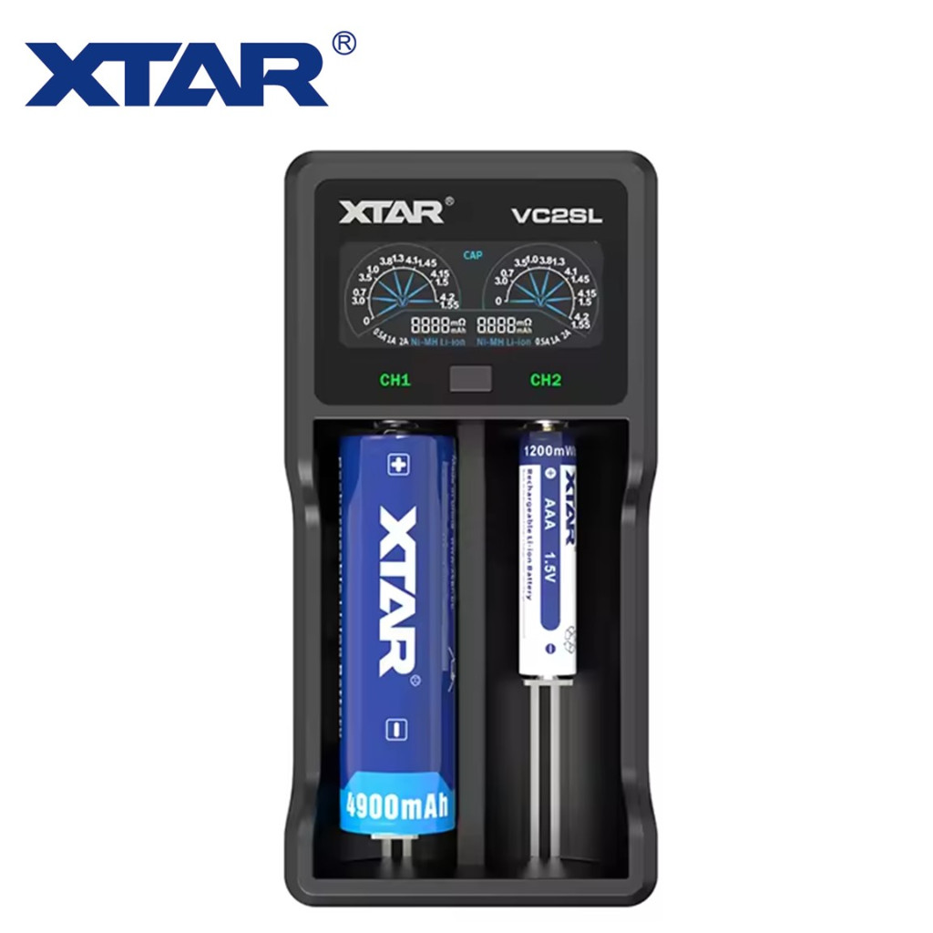 เครื่องชาร์จ XTAR VC2SL QC3.0 Fast Charging Micro USB สามารถพกพาเป็น power bank ได้