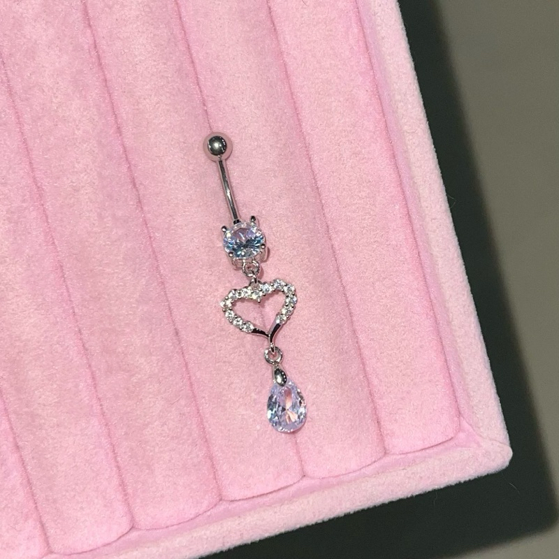 จิวสะดือสแตนเลสแท้ พร้อมส่งจากไทย💗ถ่ายจากสินค้าจริง - รูปที่ 2