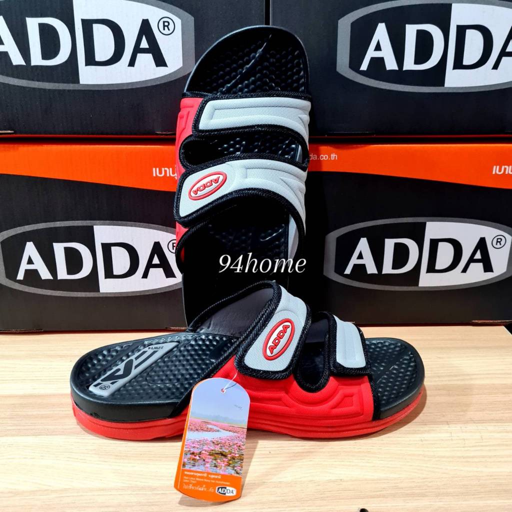 22W14M8 ADDA รองเท้าแตะ รองเท้าลำลอง แบบสวม ปรับขนาดได้ 22W14M8 (ไซส์4-11)วัดขนาดไซส์ที่ตารางทุกครั้งก่อนสั่งนะคะ