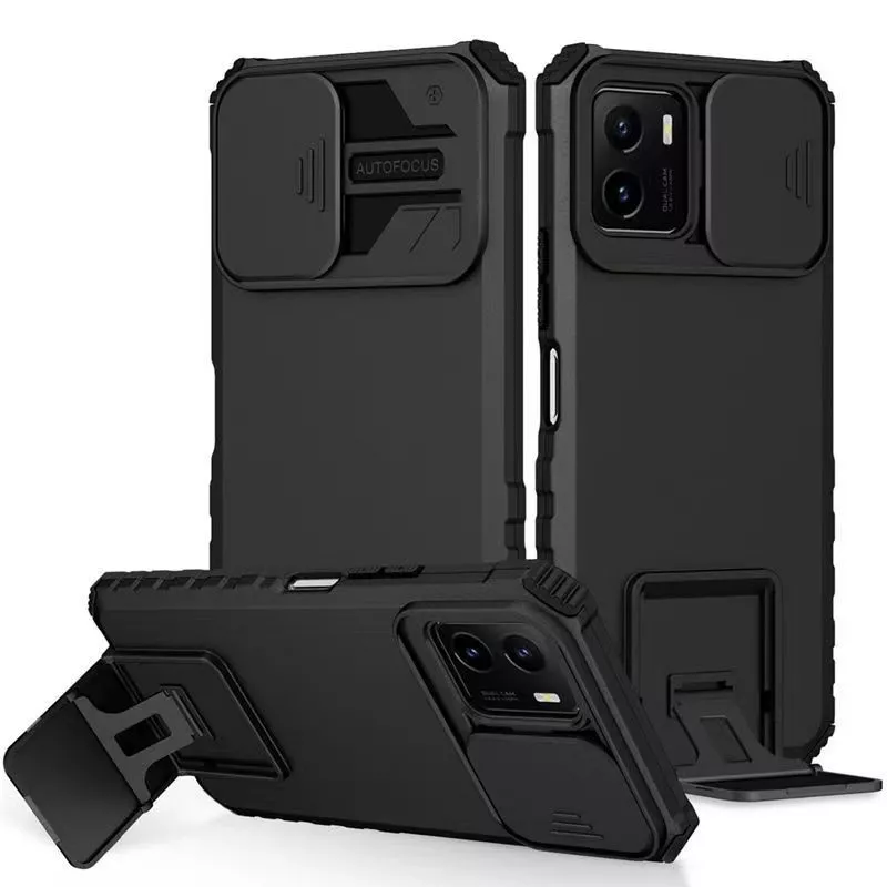 เคสขาตั้ง Case Vivo Y15S Y01 Y01A Y76 Y30 Y50 เคสกันกระแทก กันรอยกล้อง ตั้งได้