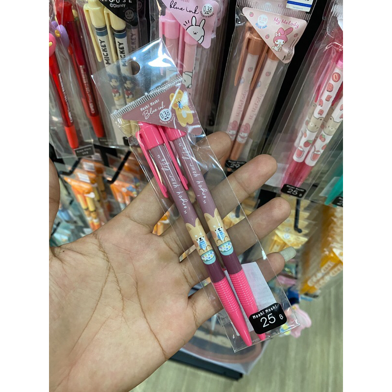ปากกาน้ำเงิน Moshi Moshi 0.38mm.