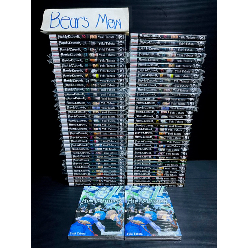 [พร้อมส่ง/มี2ชุด] BLACK CLOVER แบล็ค โคลเวอร์ 1-36เล่มล่าสุด สภาพมือ1ในซีล/สะสมปนมือ1 หนังสือการ์ตูน