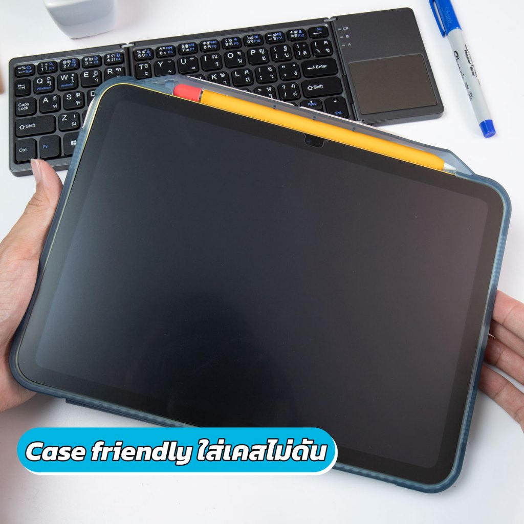 (New) ฟิล์มกระจก ผิวกระดาษ Hogo Paper Feel Glass For New iPad Pro / iPad Air6,5,4 / iPad mini / iPad Gen7-11 - รูปที่ 5