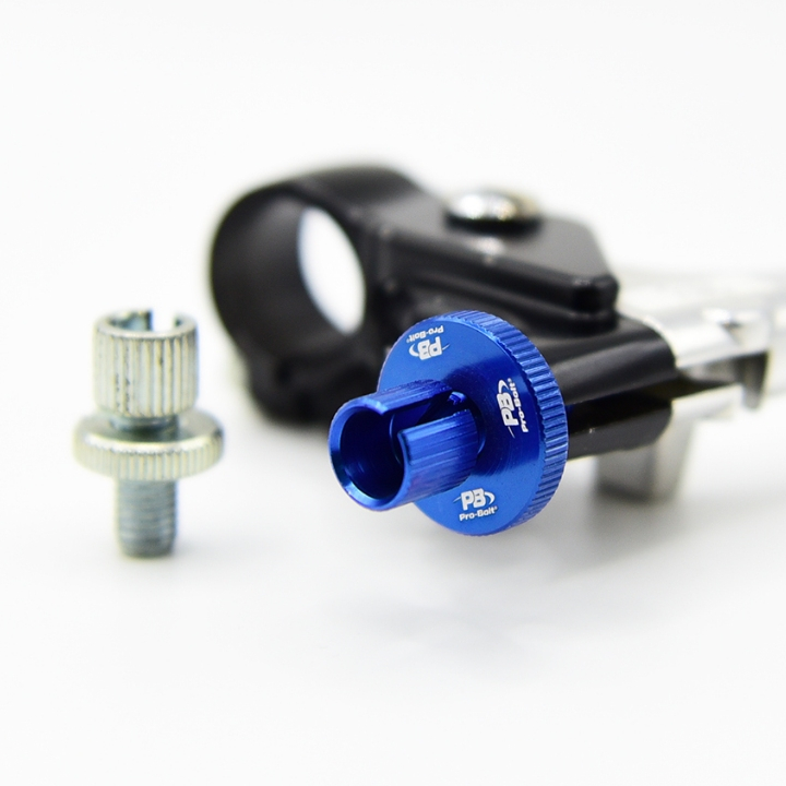 Pro-Bolt ตัวปรับตั้งสายเบรคครัชอลูมิเนียม สกรีนโลโก้ Pro-Bolt  ขนาด M8,M10