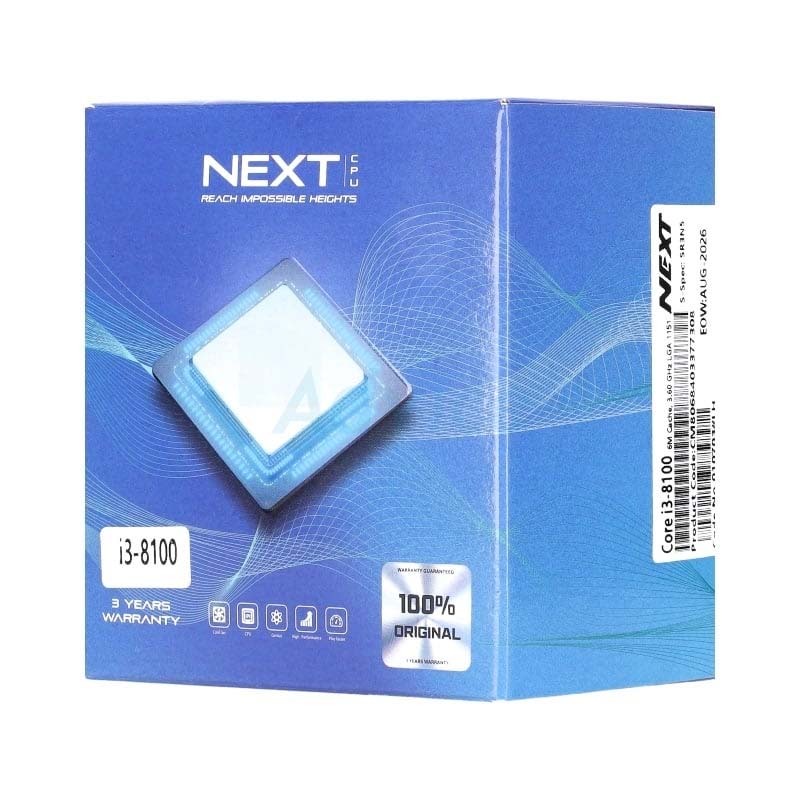 CPU INTEL CORE I3-8100 LGA 1151V2 (NEXT)(By Shopee  SuperTphone1234)