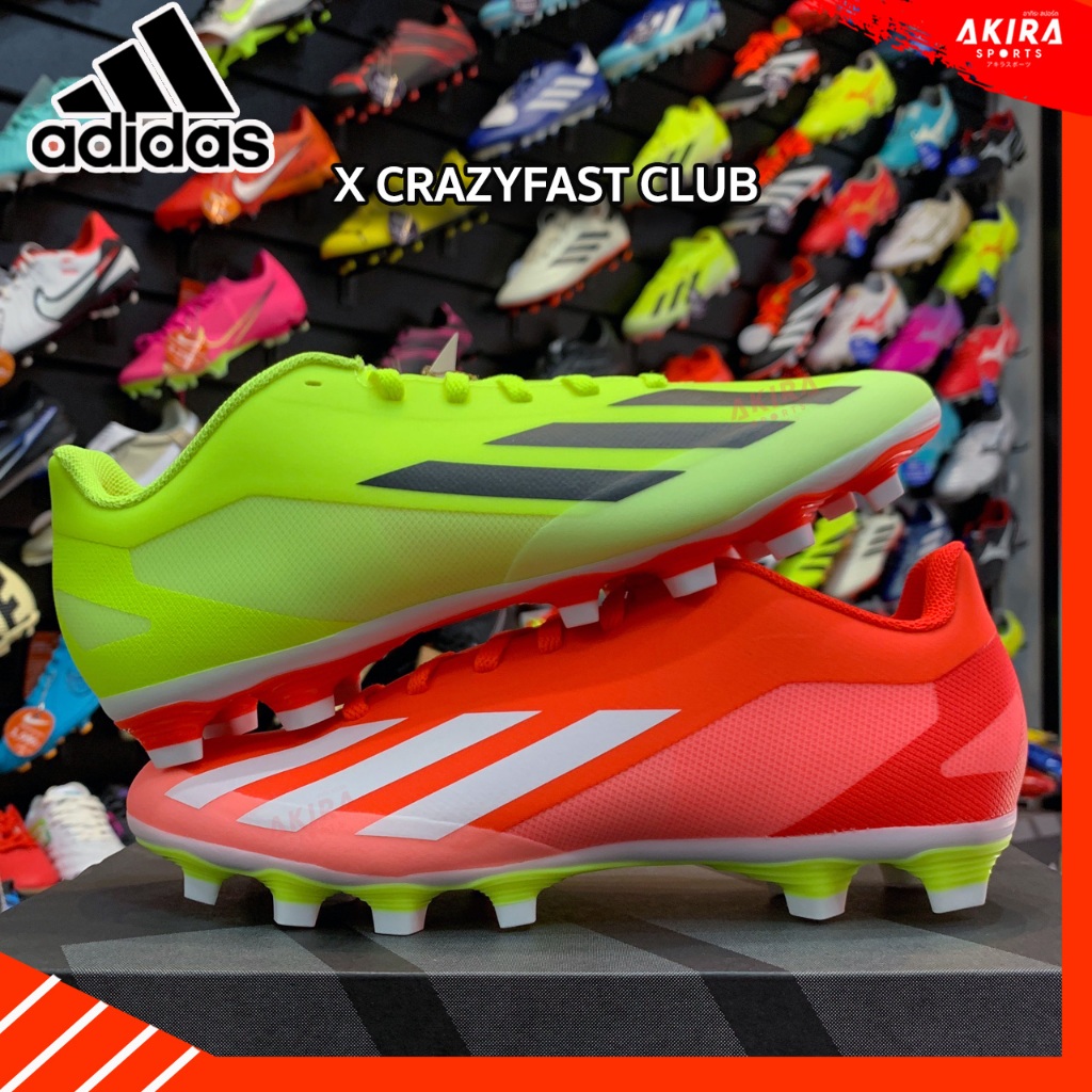 Adidasรองเท้าสตั๊ด รุ่น Adidas X Crazyfast club ของแท้ สีใหม่ล่าสุด 2024