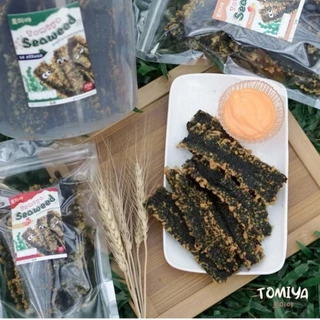 [ ขนาด 250 กรัม ] สาหร่ายทอดอบกรอบถังใหญ่ (เลือกรสชาติในตะกร้า)