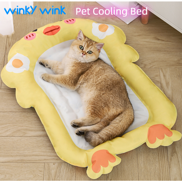 Winky Wink 🧊ที่นอนเจลเย็น เบาะนอนเย็น ช่วยคลายร้อน Pet Cooling Bed ที่นอนหมา