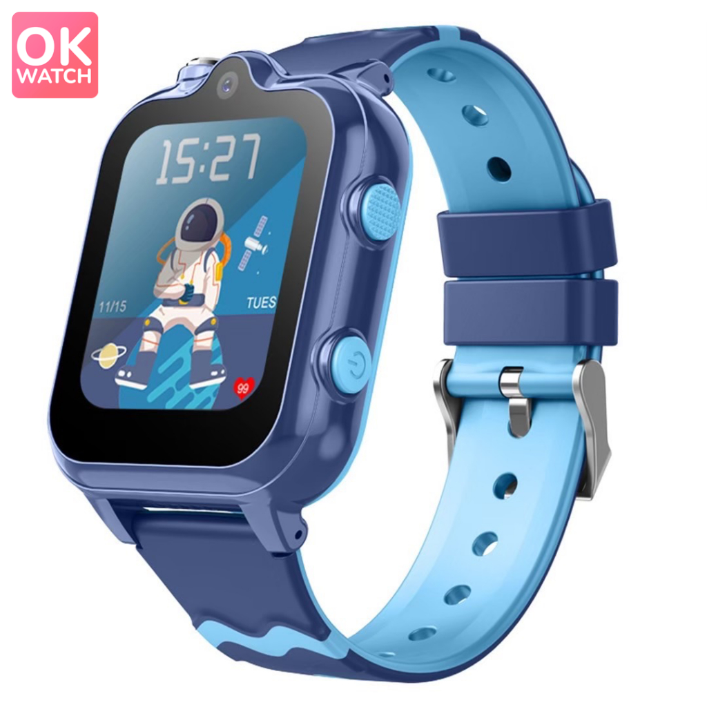 Ok Watch นาฬิกาป้องกันเด็กหาย Wonlex New Model T18 PRO ดูกล้องวงจรปิด CCTV 2 ตัว