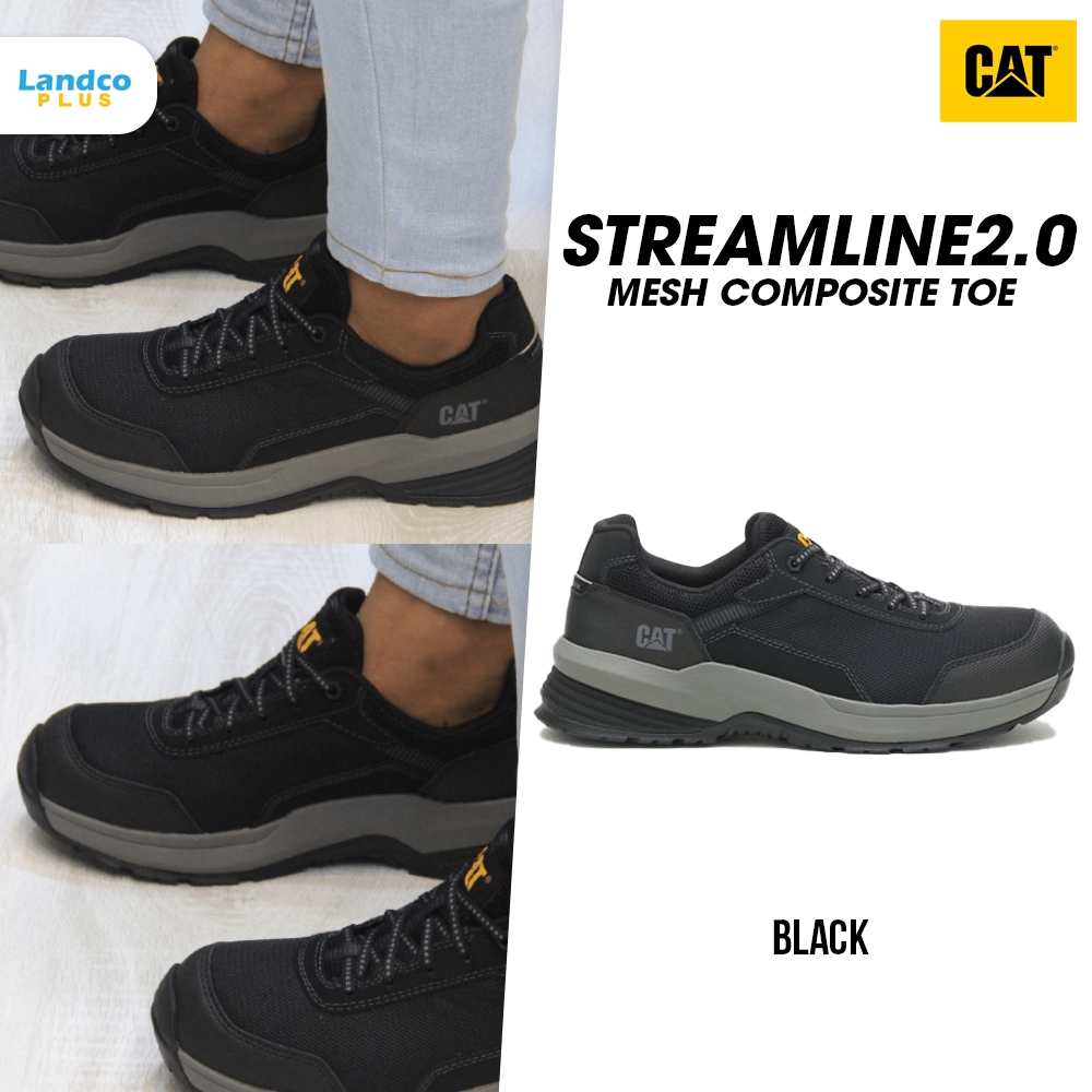 Caterpillar รองเท้าเซฟตี้ รองเท้านิรภัย M Streamline 2.0 Mesh Composite Toe P91352 (5900)