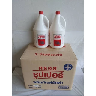 Cross Superน้ำยาซักผ้า the original thailaundry liquid detergent since 1959"ชุดไหนรัก..ซักครอสซุปเปอร์"แกลอนขนาด1600ml.