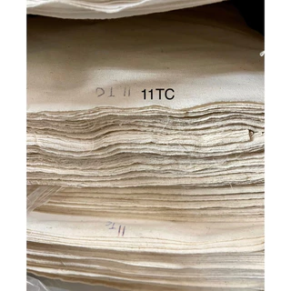 ผ้าฝ้ายดิบTCเกรด A เนื้อดี ขนาด 100x90 ซม. ราคา/เมตร | ผ้าทำหมอน กระเป๋า ปูโต๊ะ แว๊กซ์ขน ฉากถ่ายรูป
