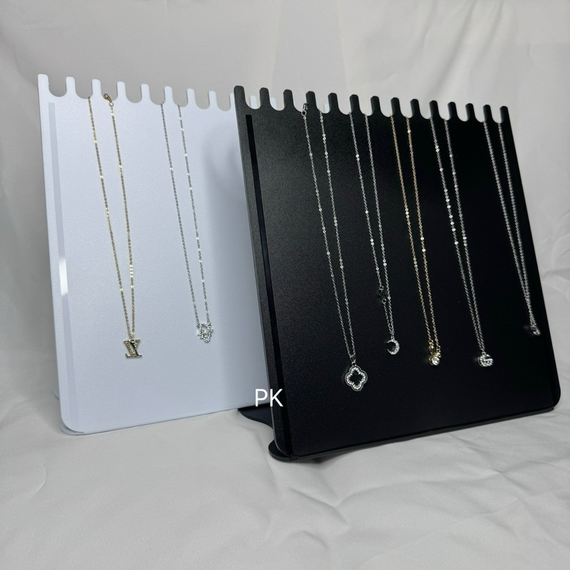 ถาดตั้งโชว์สร้อย งานพลาสติก/3สี[พร้อมส่ง]