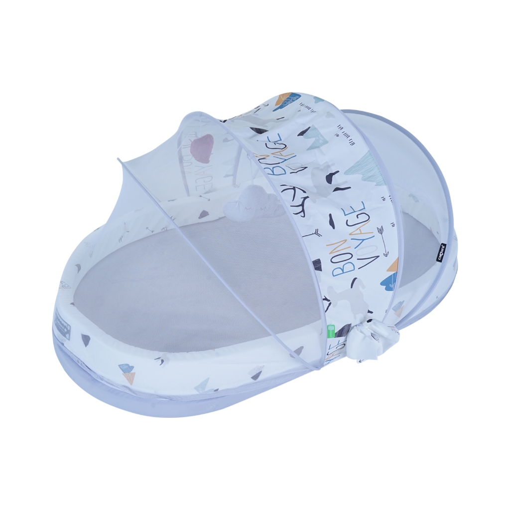 CAMERA | ชุดมุ้งผ้ามินิซู (MINIZOO) ลาย BONVOYAGE หมอนรูปเมฆ (C-MQ-337/237) - รูปที่ 5