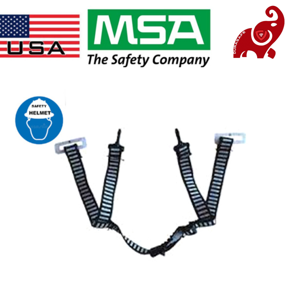 MSA 10221259 Chinstrap,V-Gard,4point สายรัดคางหมวก 4 จุด