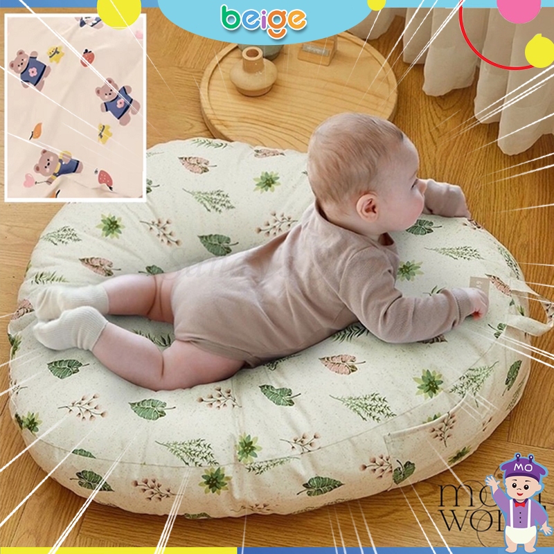 Beige หมอนเด็ก หมอนสำหรับเด็ก ทารกแรกเกิดรูปร่างหมอนเด็ก หมอนทำให้ท่านอนคงที่สําหรับทารกแรกเกิด0-2ป