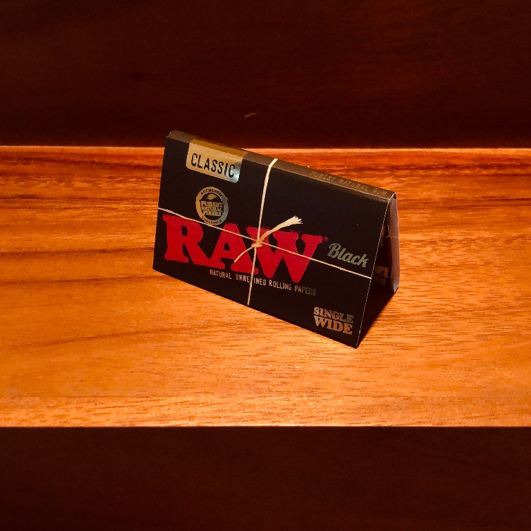 กระดาษโรล Raw รุ่น Black ขนาด Single Wide Double Window ยาว 70 มม. จำนวน 100 แผ่น